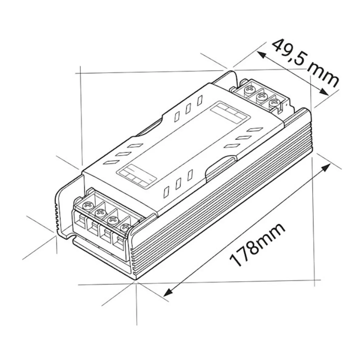 12V 12.5 Amper Led Trafosu - Görsel 2