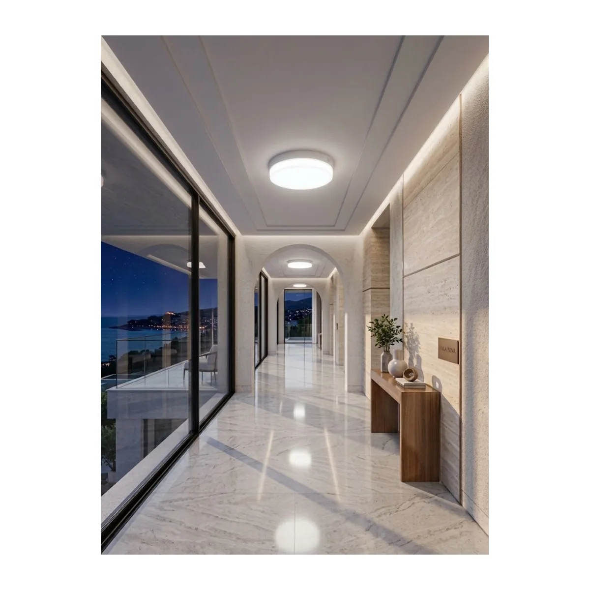 Sıva Üstü 24W 4000K KIRIK BEYAZ Çerçevesiz LED Panel 5 ADET