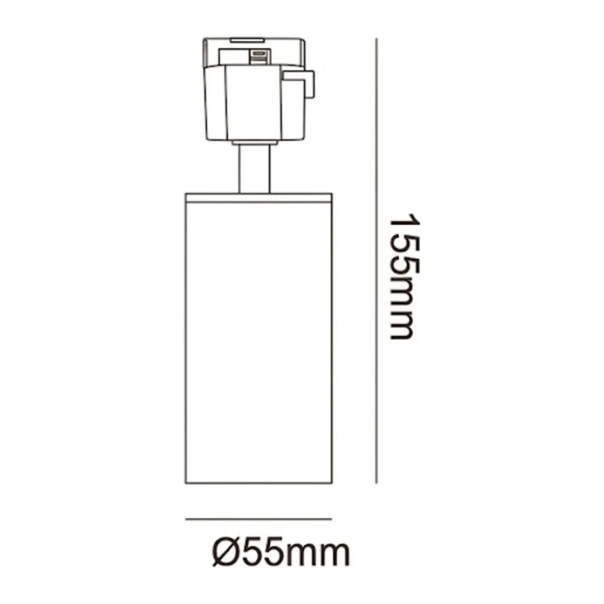 Siyah Hareketli GU10 Spot Aydınlatma – 7W LED Uyumlu Modern İç Mekan Spot - Görsel 2