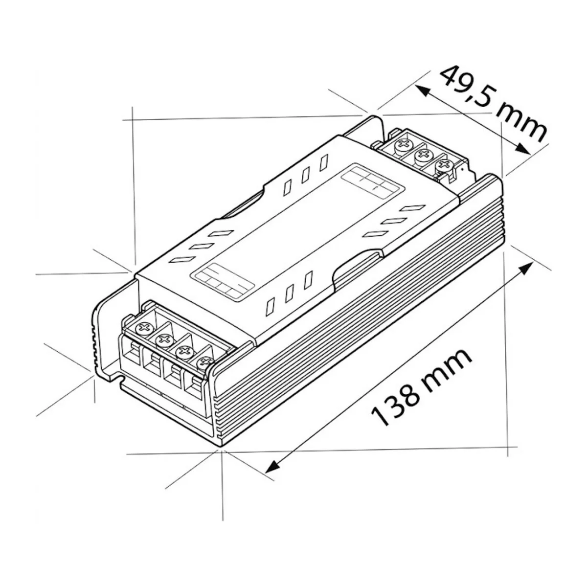 12V 10 Amper LED Trafosu 5 ADET - Görsel 2