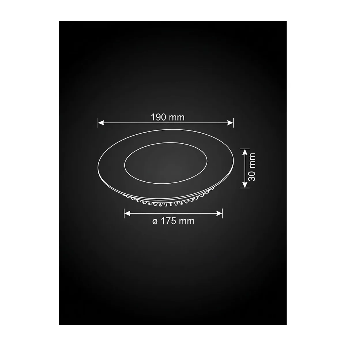 15W LED PANEL 4000K KIRIK BEYAZ 50.000 SAAT KULLANIM ÖMRÜ 10 ADET - Görsel 2