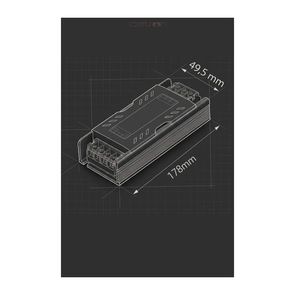 12V 16,5 Amper LED Trafo - Görsel 2