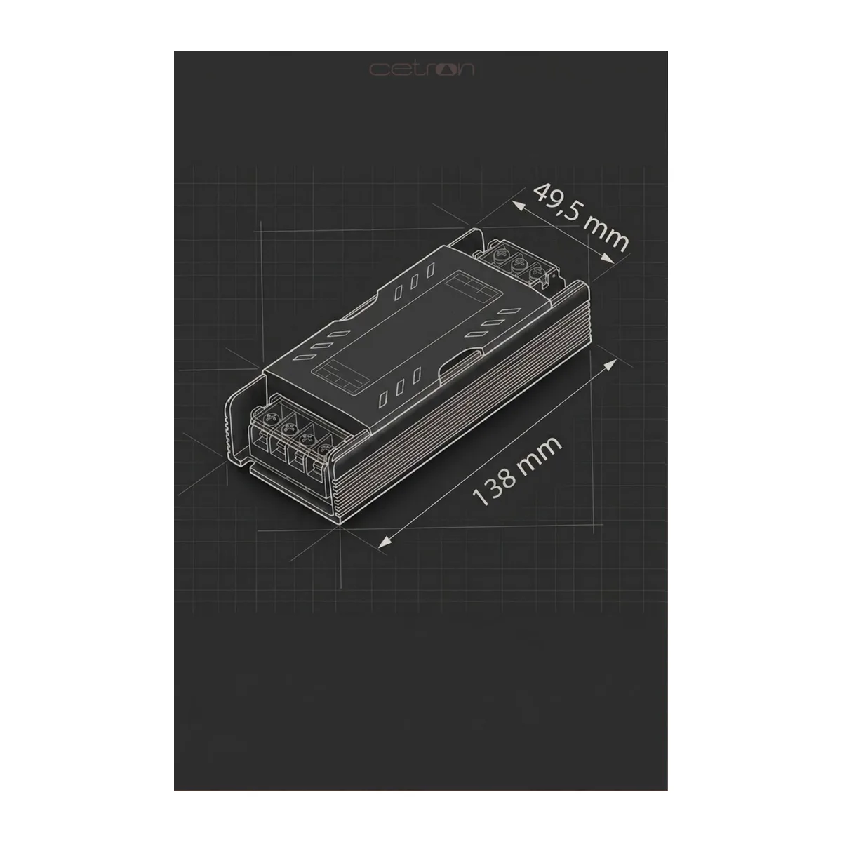 12V 10 Amper LED Trafo - Görsel 2