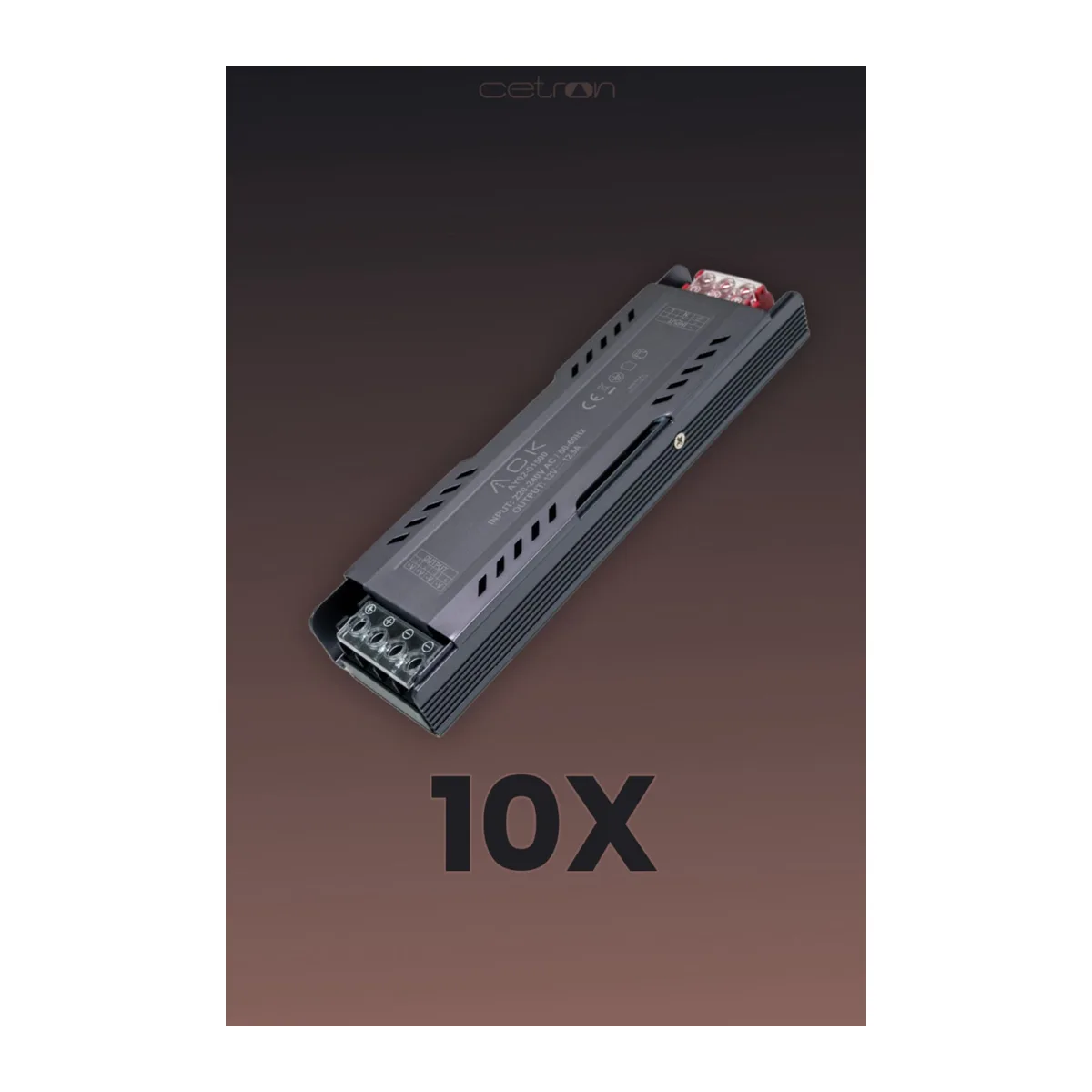 12V 15 Amper LED Trafo 10 Adet