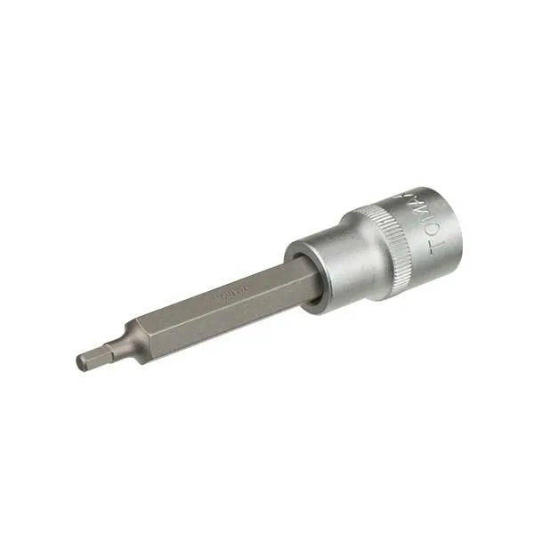 TOMAX Lokmalı Allen Bits Uç Uzun 1/2 İnç 8x100 mm 10 Adet