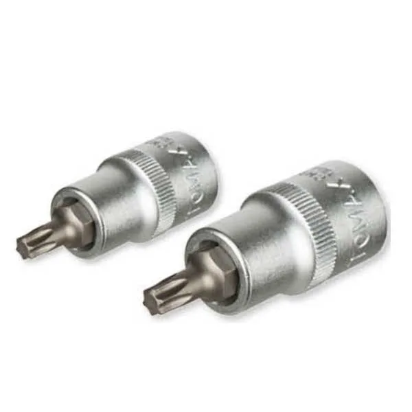 TOMAX  Lokmalı Star Torx Bits Uç 1/2 inç  T.40X55 mm 10 Adet