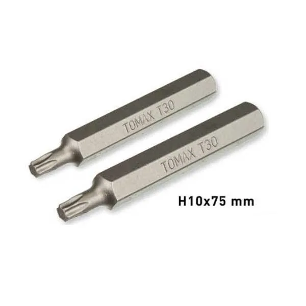 TOMAX Torx Otomotiv Bits Uç H10 T45X75  mm 8 Adet