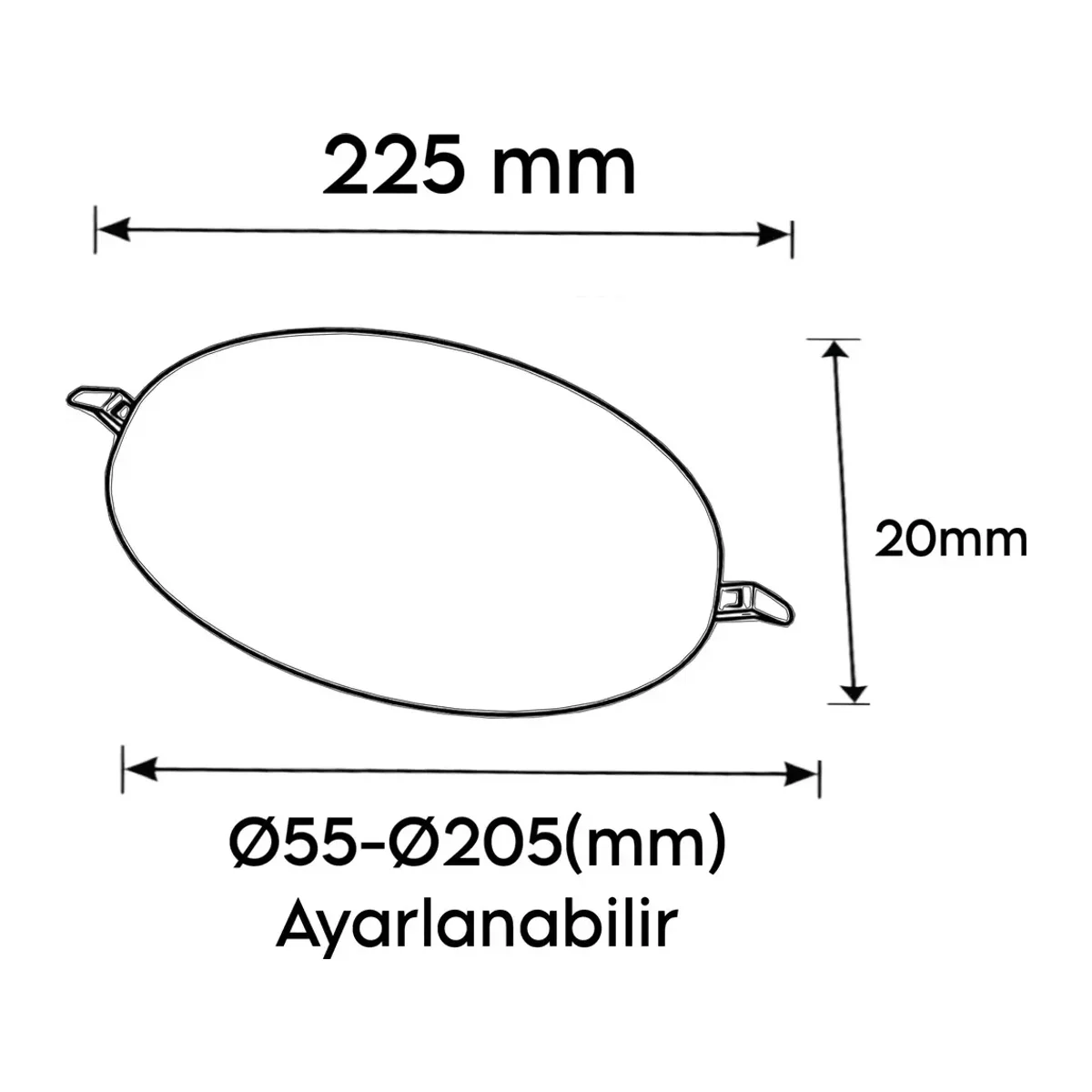 Ayarlı LED Panel 36W Beyaz - Görsel 3