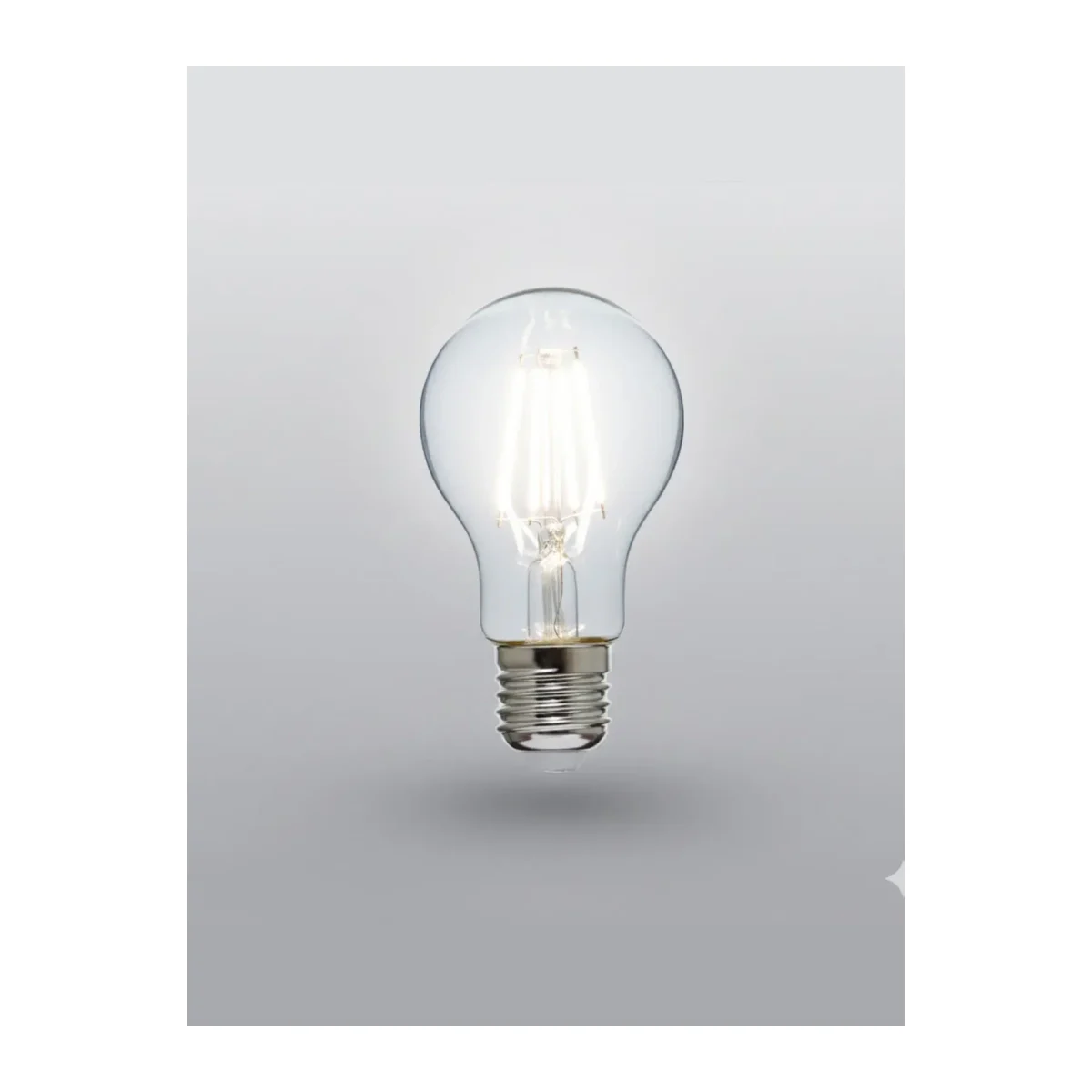 LED Rustik Ampul 6W E27 Beyaz 10 Adet - Görsel 2