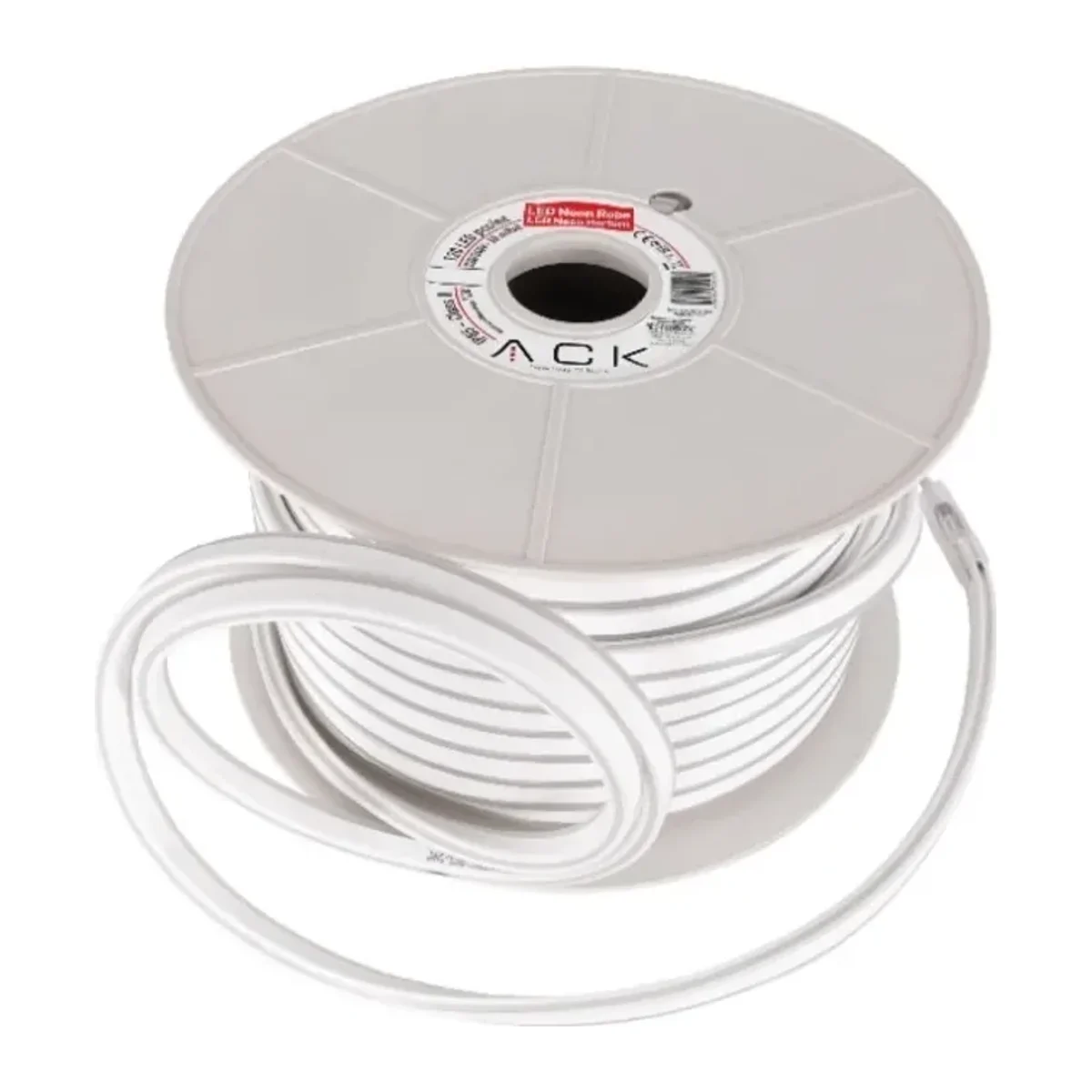 220V IP65 NEON LED AMBER 50 METRE - Görsel 2