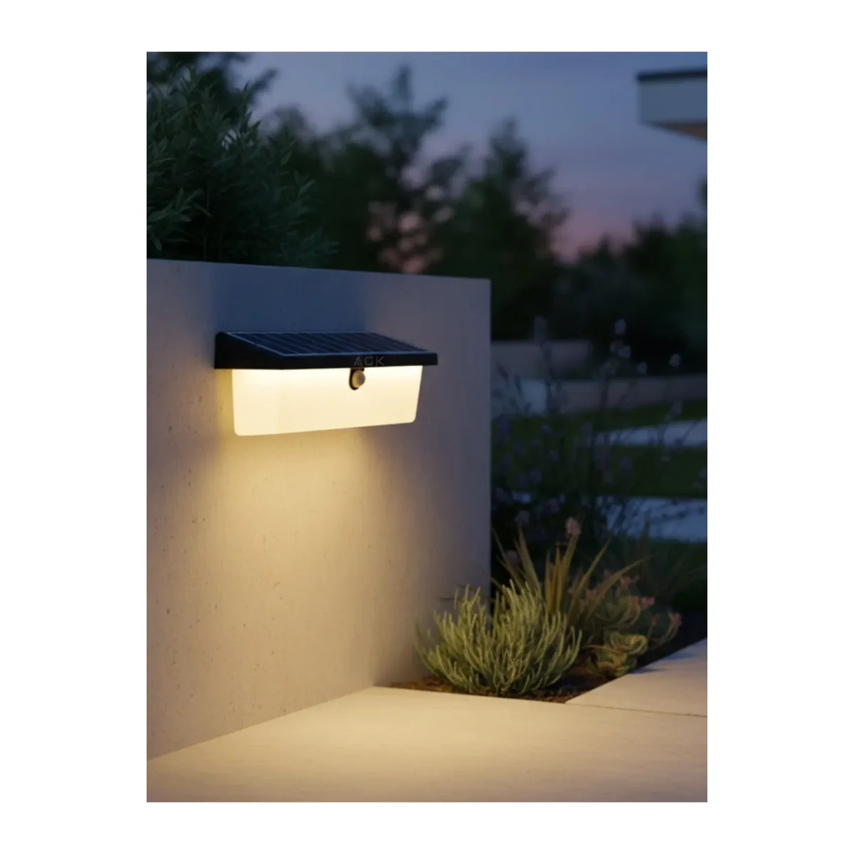 SENSÖRLÜ SOLAR LED DUVAR APLİĞİ - Görsel 2