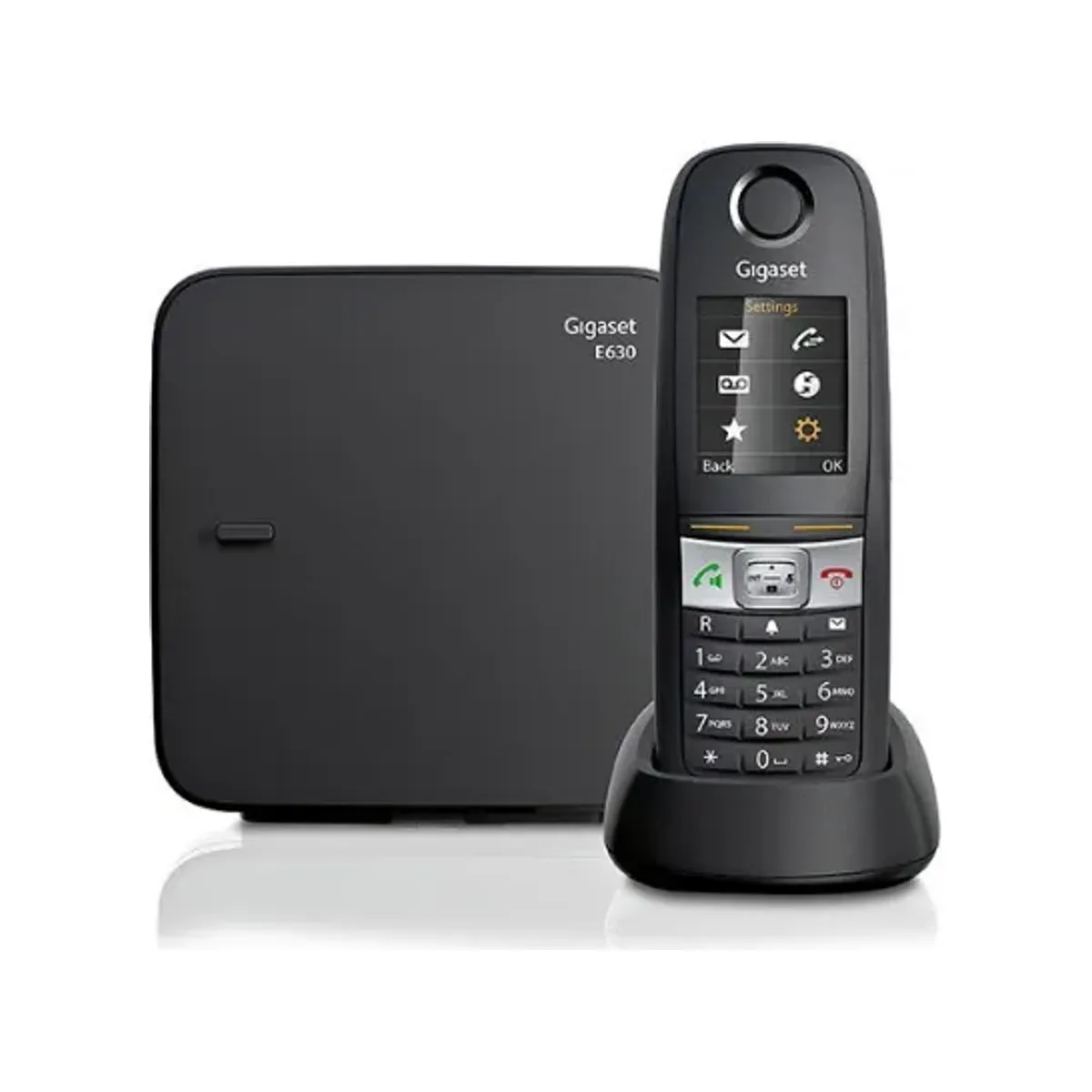 GIGASET TELEFON E630 DECT SİYAH TİTREŞİMLİ