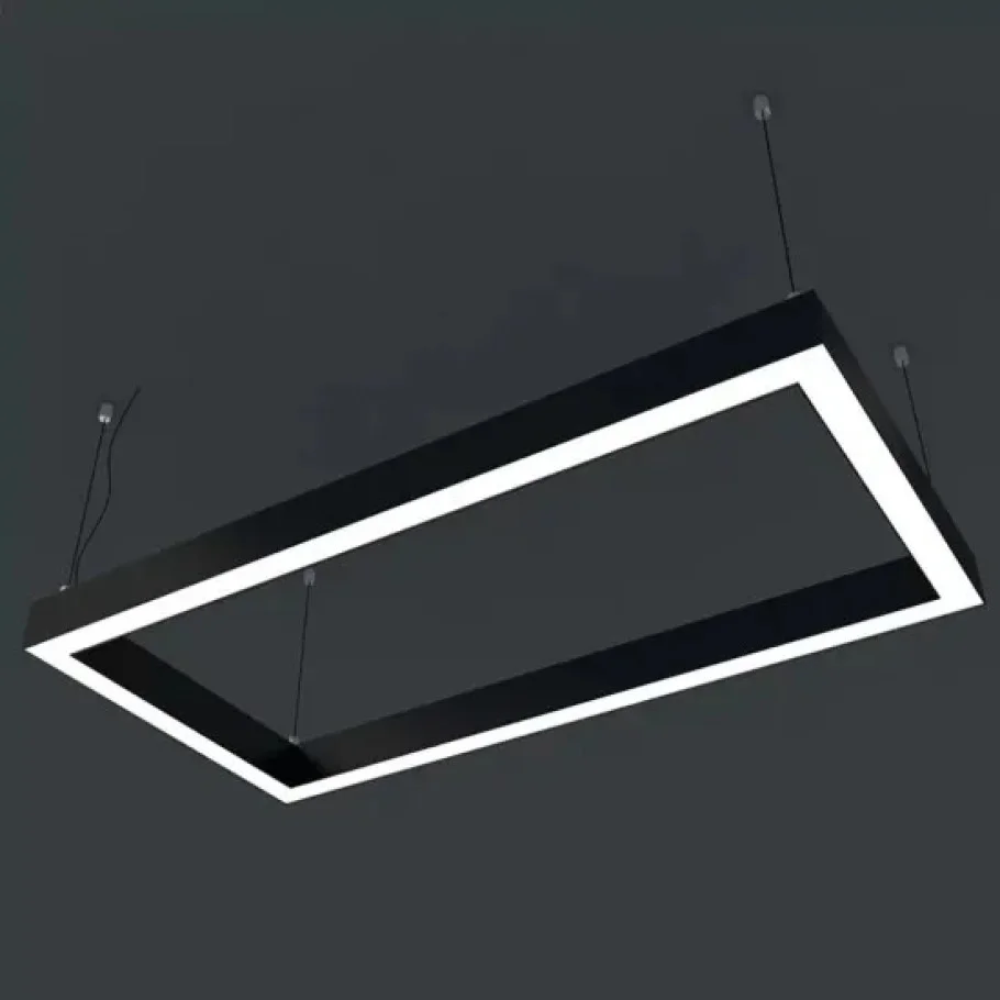 110W 60x120CM Dikdörtgen Linear Armatür