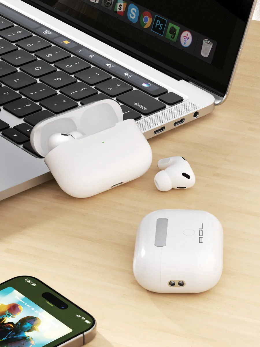 ACL ACB-75 Air17 Serisi Bluetooth 5.4 Dokunmatik Kablosuz Kulaklık – Hi-Fi Ses ve Gürültü Azaltma - Görsel 2