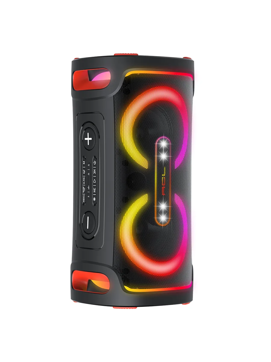 ACL ACS-20 Luxury Wave 60W RGB Işıklı Taşınabilir Bluetooth Parti Hoparlörü – Kablosuz Mikrofonlu ve 3600mAh Bataryalı - Görsel 5