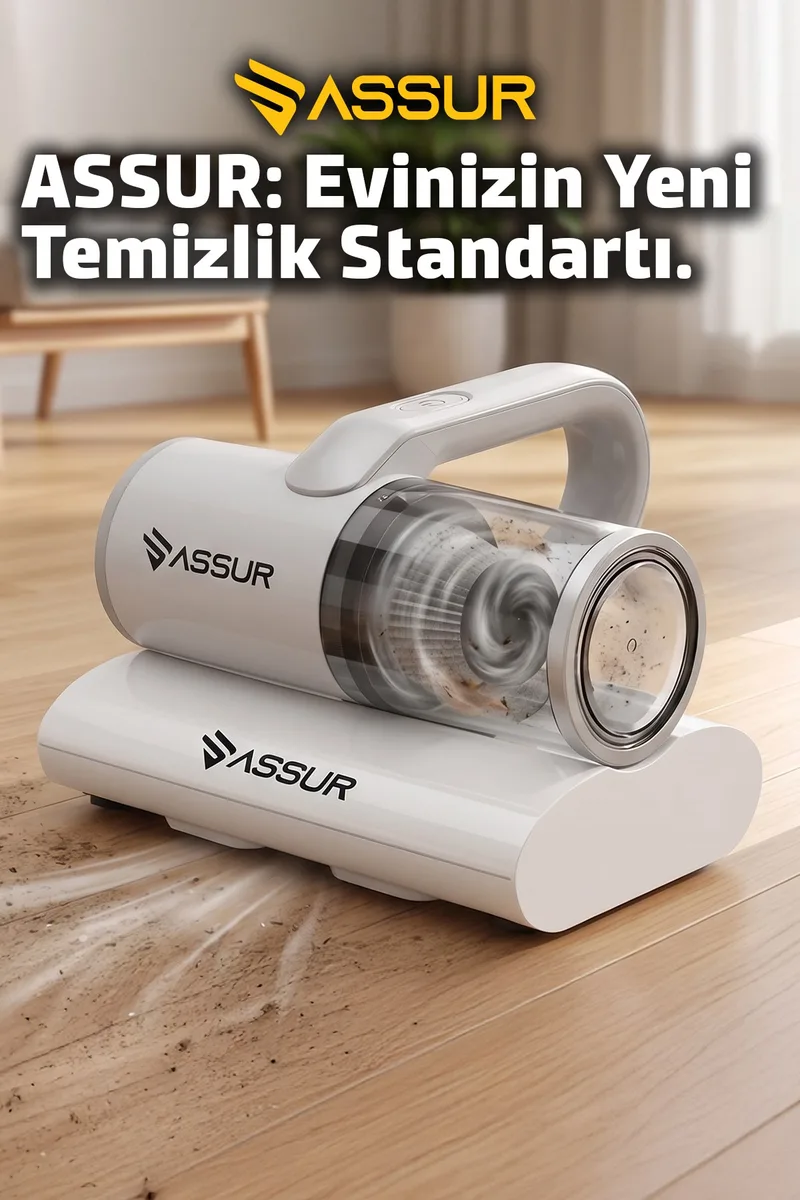 ASSUR 12V 5000Pa Şarjlı Vakumlu Mini El Süpürgesi - Görsel 3