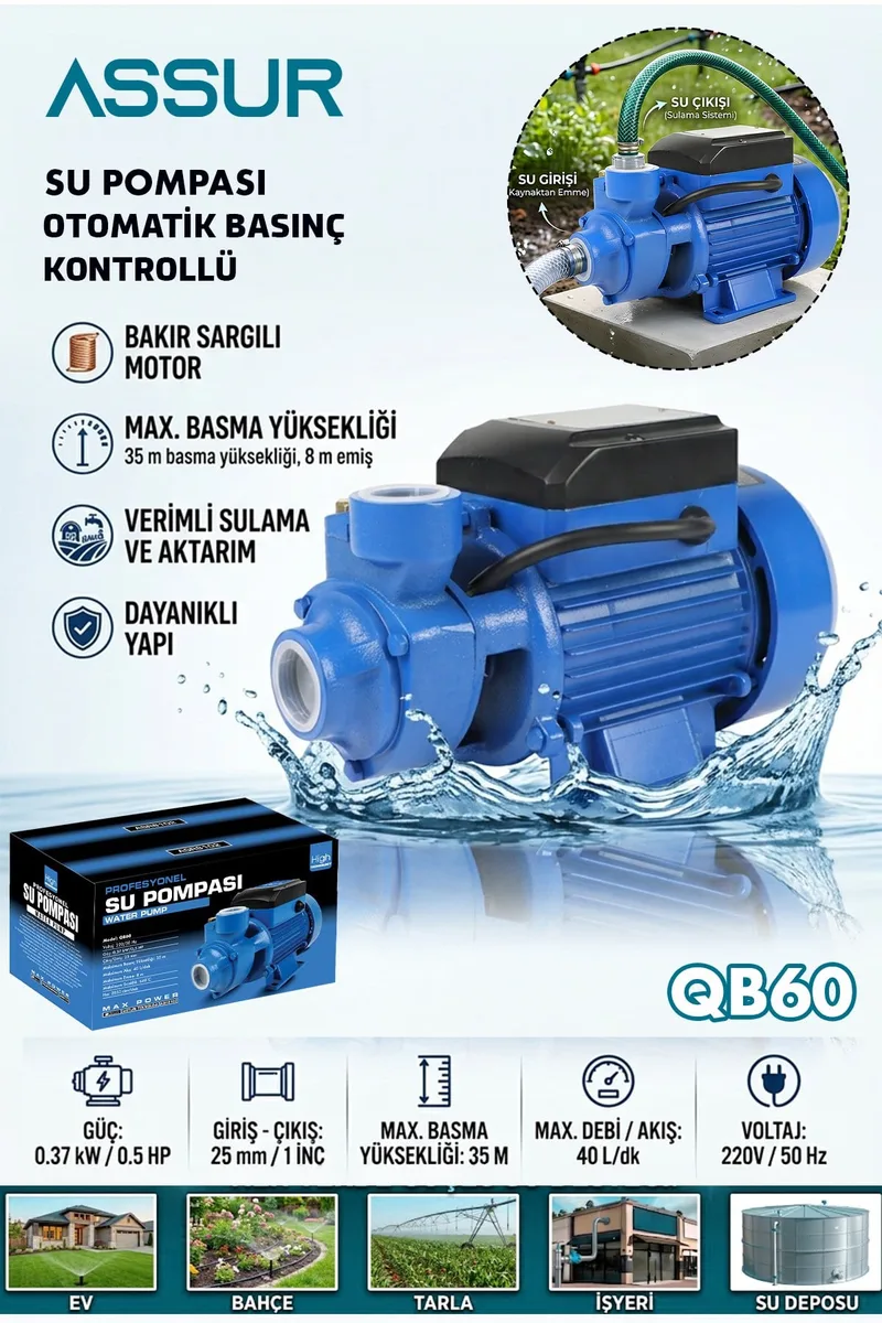 Su Motorları ve Pompalar