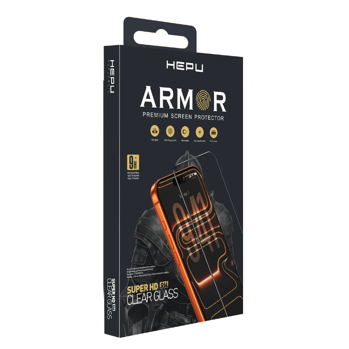 HEPU ARMOR Series Clear HD Cam Ekran Koruyucu – iPhone 13 Pro Max Uyumlu - Görsel 4
