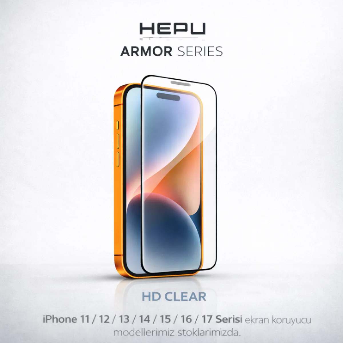 HEPU ARMOR Series Clear HD Cam Ekran Koruyucu – iPhone 15 Pro Max Uyumlu - Görsel 3