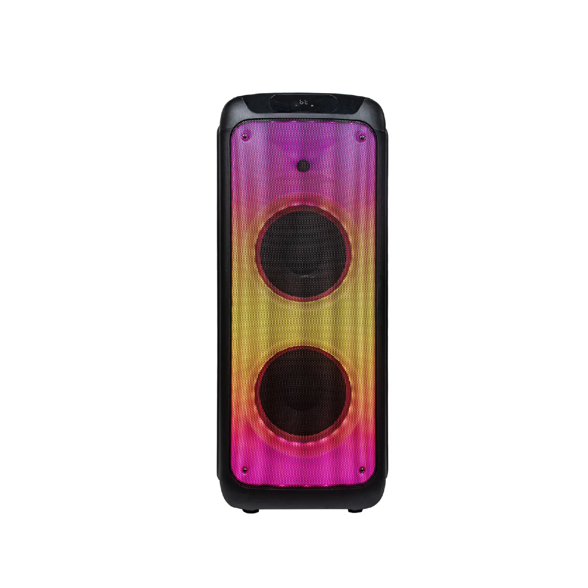 HEPU HP 943 Taşınabilir Şarjlı Bluetooth Parti Hoparlörü 2*10 inc Woofer 80 w Rms Extra Bass Karaoke Mikrafon