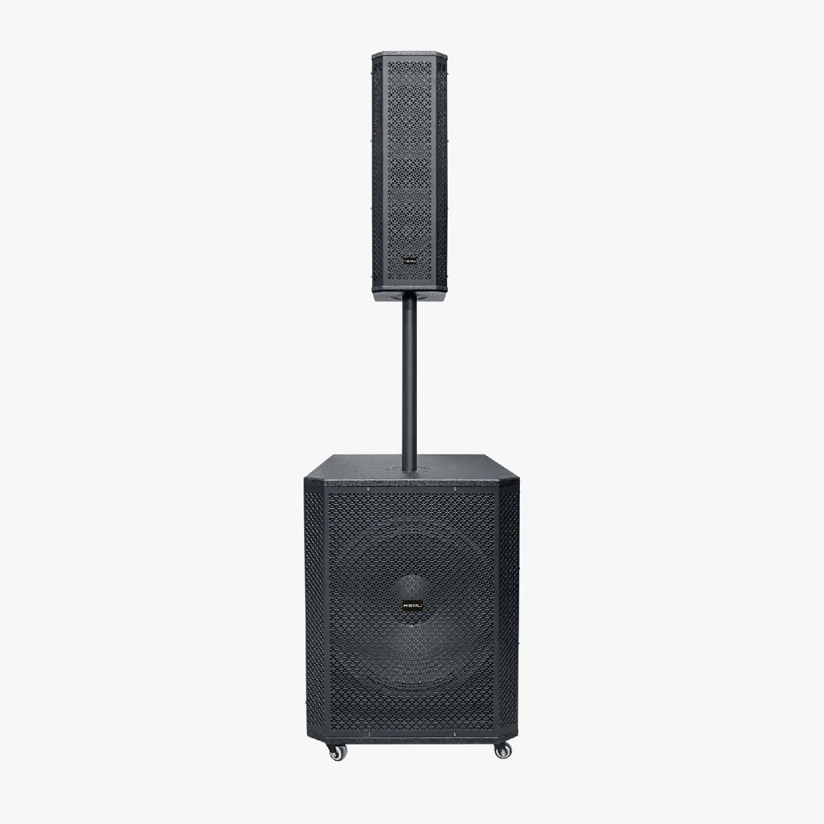 HEPU HP-992 Profesyonel Taşınabilir Ses Sistemi – 15” Subwoofer, 550W Güç, Kablosuz Mikrofonlu
