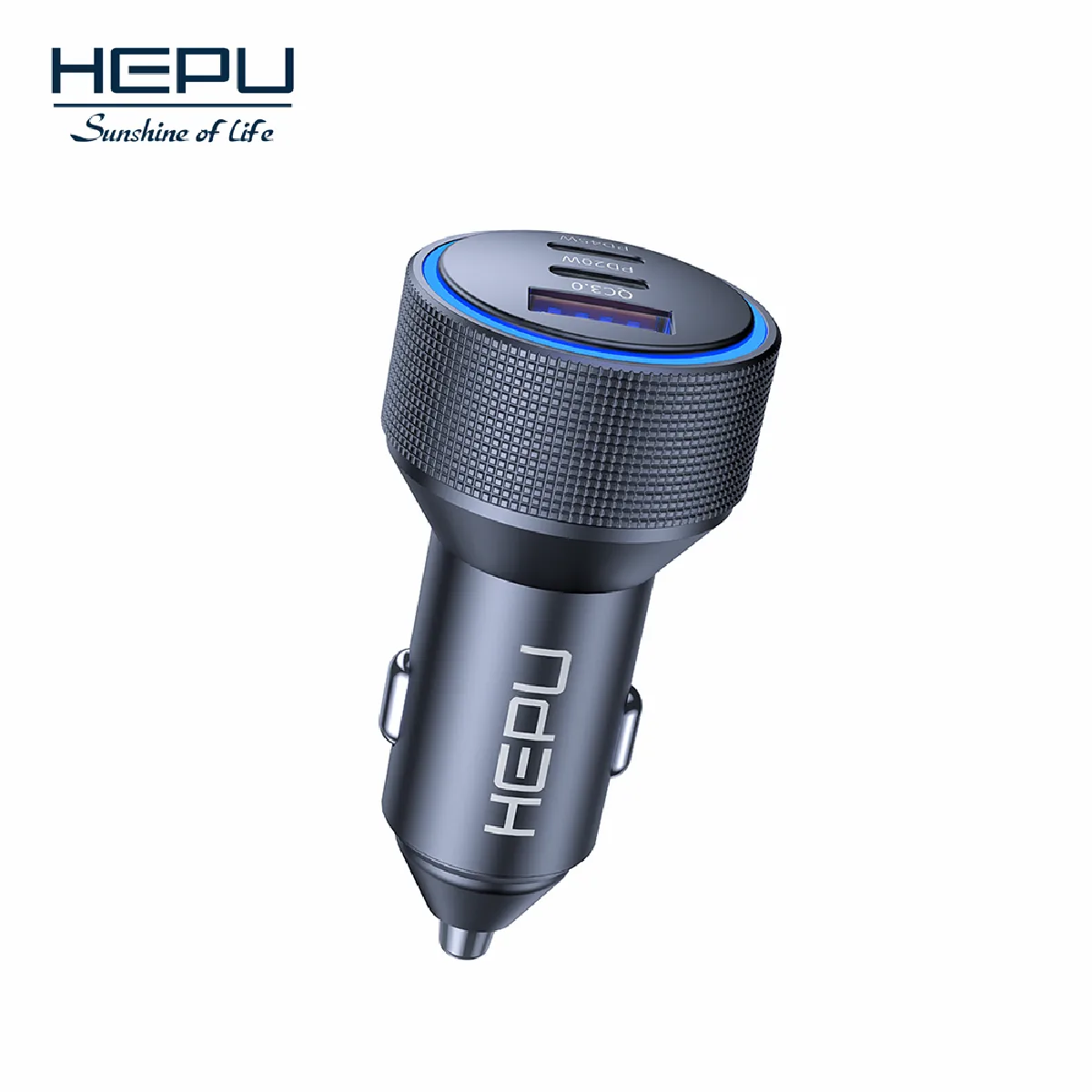HEPU HP-AD05 105W Araç Şarj Cihazı – 3 Port, Hızlı Şarj - Görsel 3