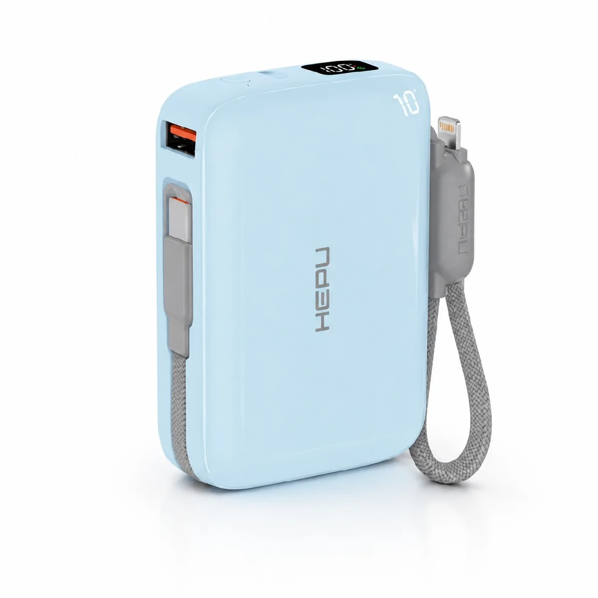 HEPU HP-AP03B Armor Powerbank – 10.000 mAh, Type-C, Lightning ve USB-A Çıkışlı, Hızlı Şarj Destekli - Görsel 3