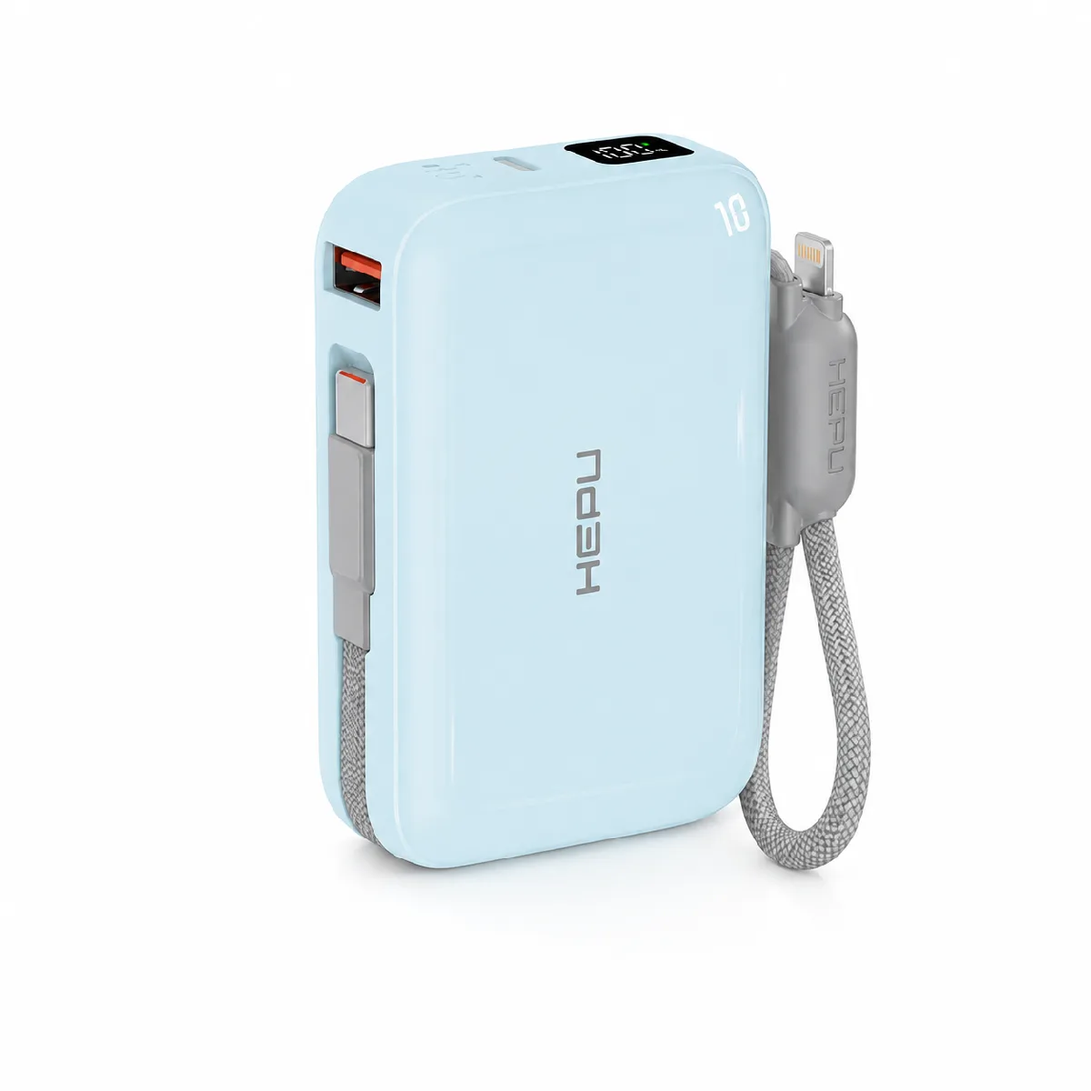 HEPU HP-AP04B Armor Powerbank – 20.000 mAh, Type-C, Lightning ve USB-A Çıkışlı, Hızlı Şarj Destekli