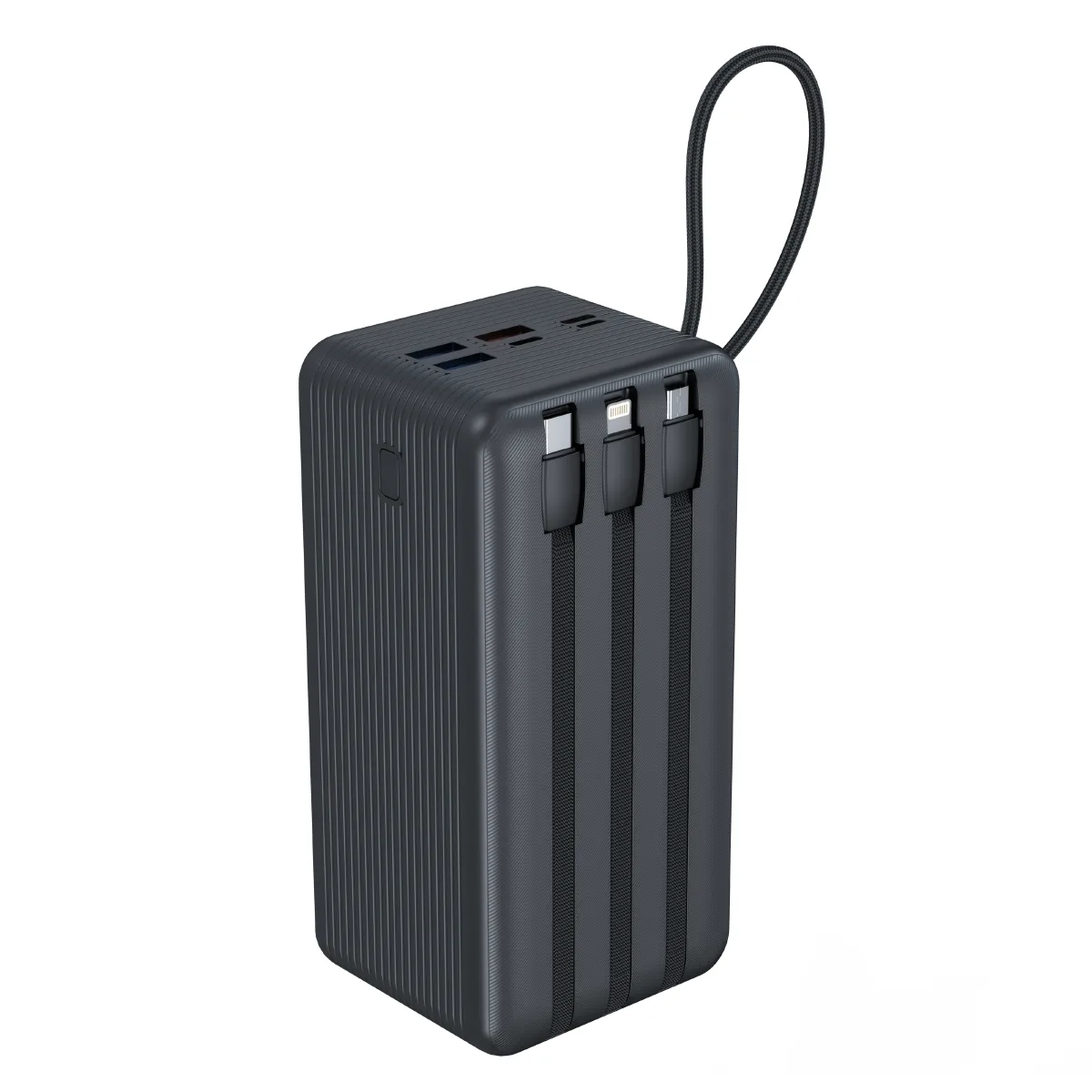 HEPU HP-AP12 Armor Powerbank – 50.000 mAh, Entegre Çoklu Kablolu, Dijital Göstergeli, Hızlı Şarj Destekli - Görsel 5