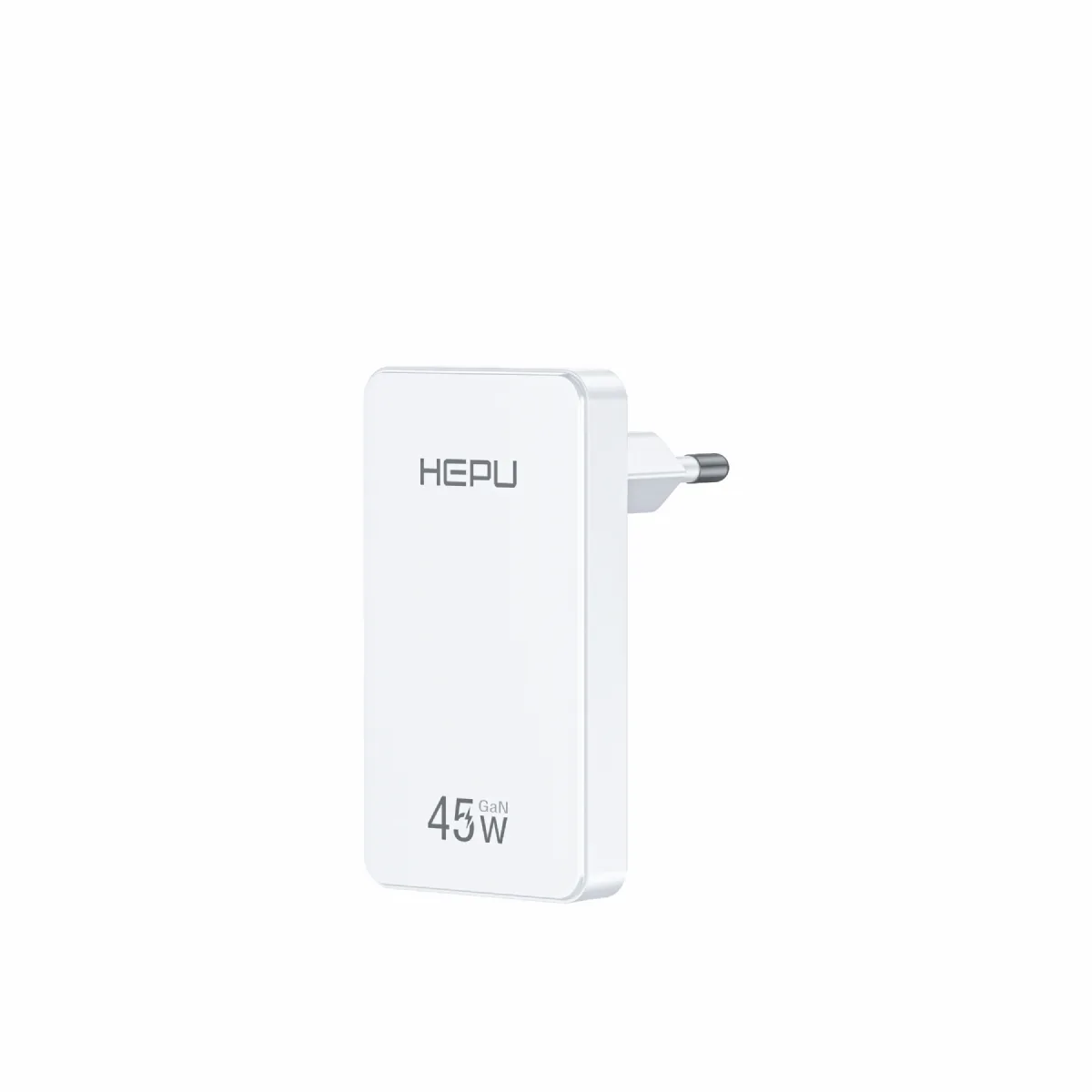 HEPU HP-C33 45W GaN Hızlı Şarj Adaptörü – Ultra İnce Tasarım Type-C Kablo Dahildir - Görsel 4