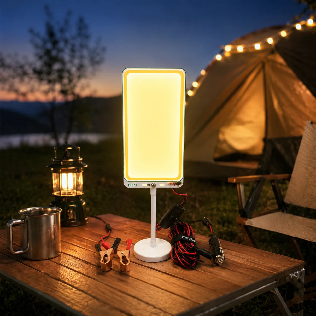 HEPU HP-L38 Araç Tipi LED Çalışma Lambası – 80W Güç, Araç Aküsü + Çakmaklık ile Çalışma - Görsel 7