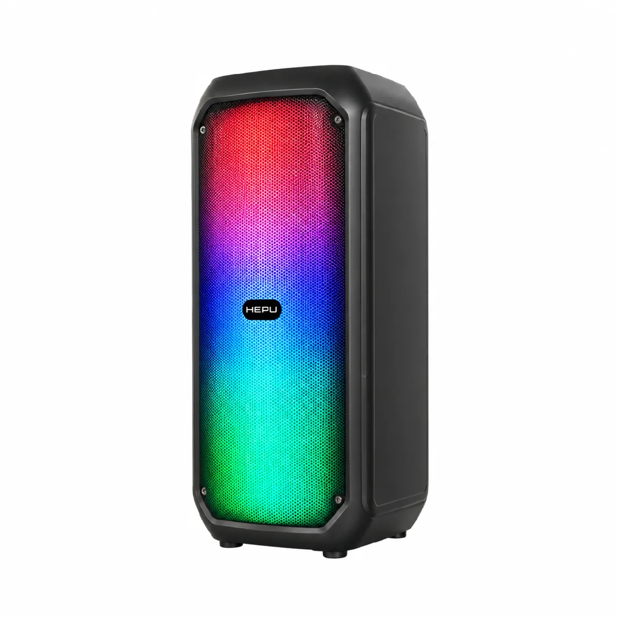 HEPU HP-MS05 10W Kablosuz Partybox Hoparlör – TWS, RGB Işıklı - Görsel 2
