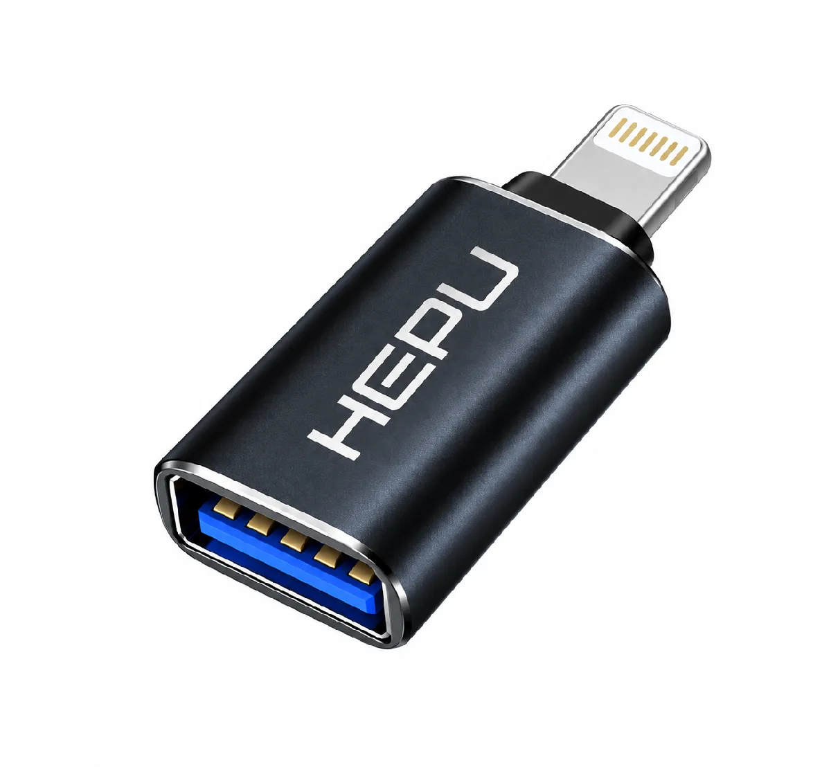 HEPU HP-Z03 Lightning to USB OTG Adaptör – iPhone/iPad Uyumlu + Tak & Kullan - Görsel 2