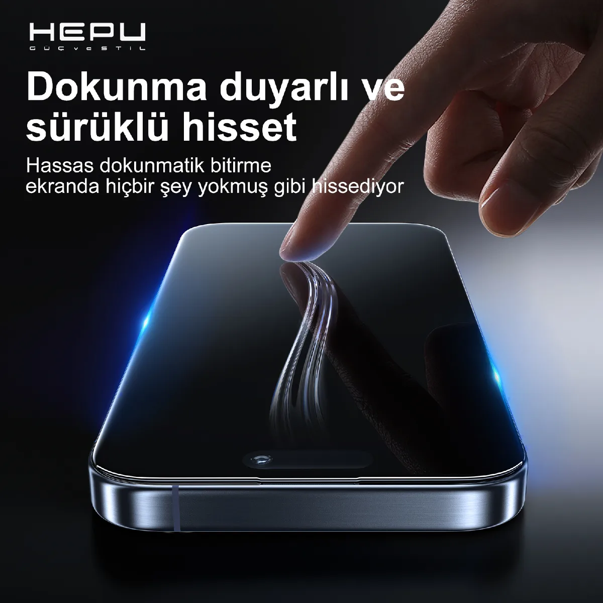 HEPU NOVA HD Clear Temperli Cam Ekran Koruyucu – iPhone 17 Pro Uyumlu - Görsel 4