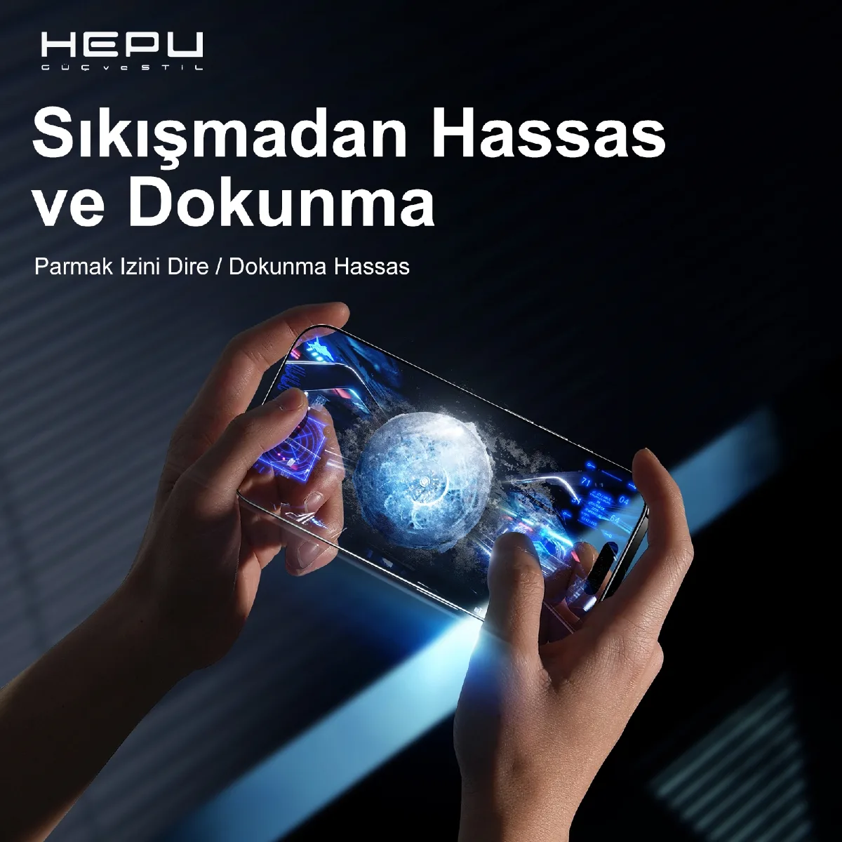 HEPU TITAN HD Clear Cam Ekran Koruyucu – iPhone 11 / XR Uyumlu - Görsel 5