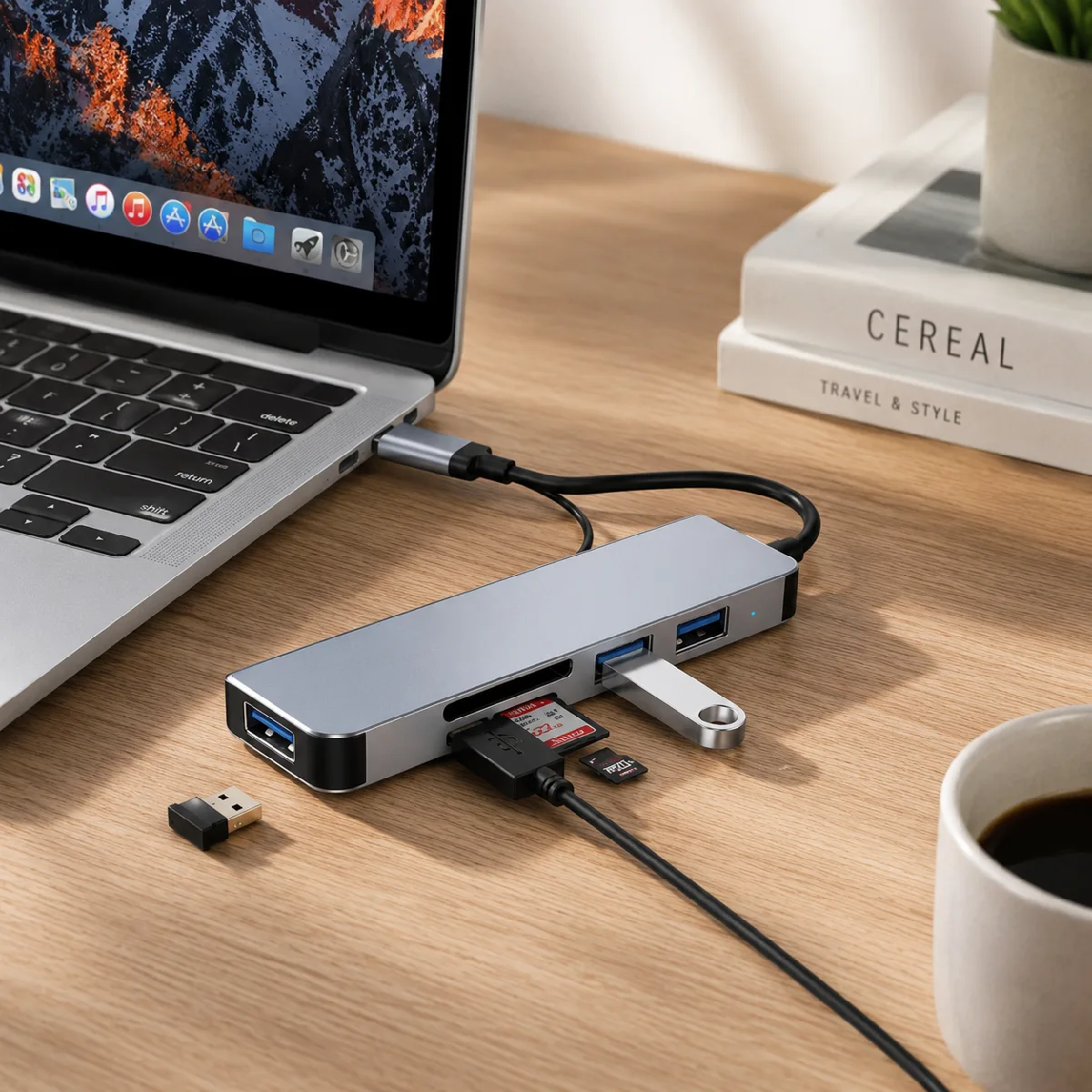 HEPU USB HUB HP B07 1 to 5 - Görsel 2