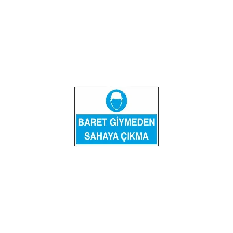 Baret Giymeden Sahaya Çıkma