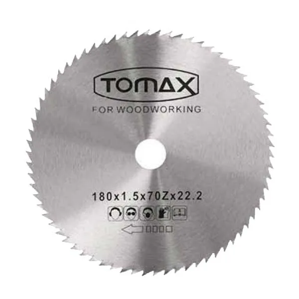 TOMAX Ağaç Daire Testeresi Elmassız 115×1,2x80Zx22,2