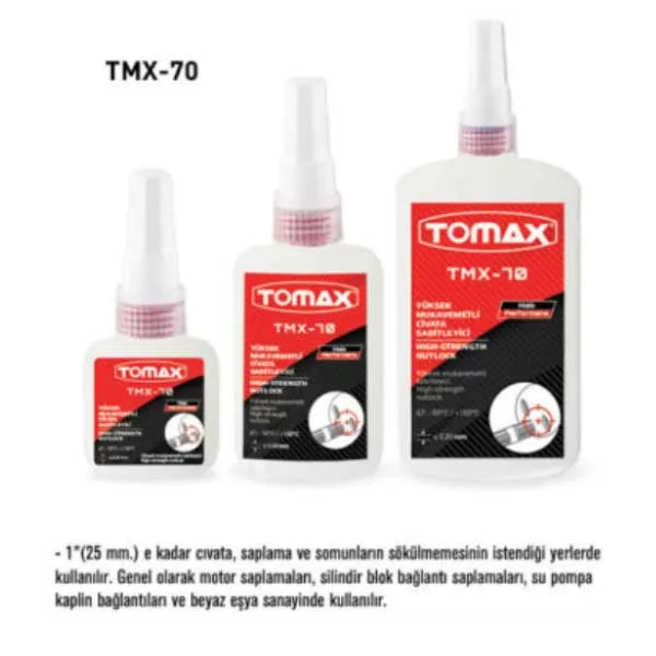 TOMAX Sökülmez Civata  Sabitleyici TMX 70-50 ml 12 Adet - Görsel 2